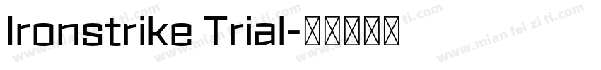 Ironstrike Trial字体转换